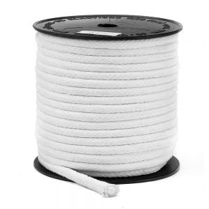 Cordão Trançado 100% Algodão 3940 (10mm) 20m - Branco