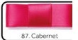 Fita Cetim Najar Dupla Face 100 Metros 3mm / Nº 0 - Ref.: 50/00 - Cabernet 87