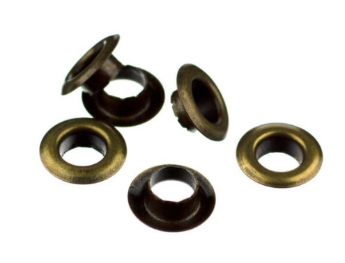 Ilhós Ferro Baxmann 45 C/500 und. - Ouro velho 