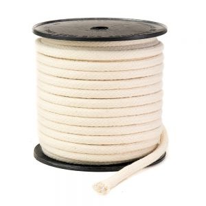 Cordão Trançado 100% Algodão 4445 (10mm) 20m - Crú