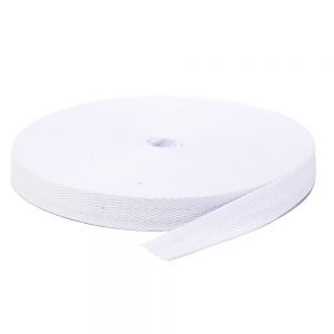  Cadarço Sarjado (20mm) - Branco