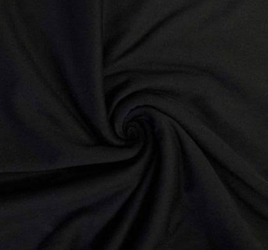 Viscolycra 96% Viscose 4% Elastano 1,65L Rend 3,03 - Preto